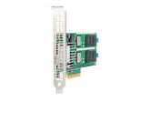 HPE NS204i-p Gen10+ Boot Device, half height Image may differ from actual product HPE NS204i-p Gen10+ Boot Device, full height HPE NS204i-p Gen10+ Boot Device, half height HPE NS204i‑p x2 Lanes NVMe PCIe3 x8 OS Boot Device